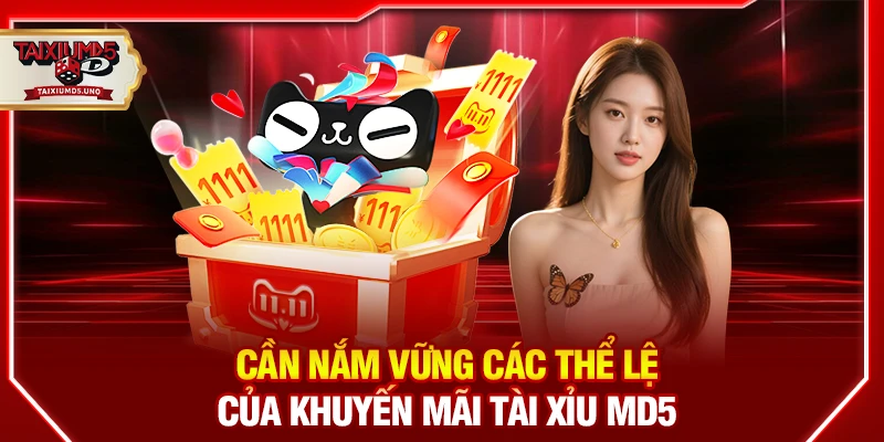 Cần nắm vững các thể lệ của khuyến mãi tài xỉu MD5